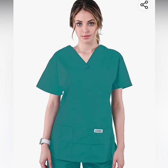 USBD Premium Medical Scrubs Women Tops Hospital Nursing Scrubs - Picture 2 of 8